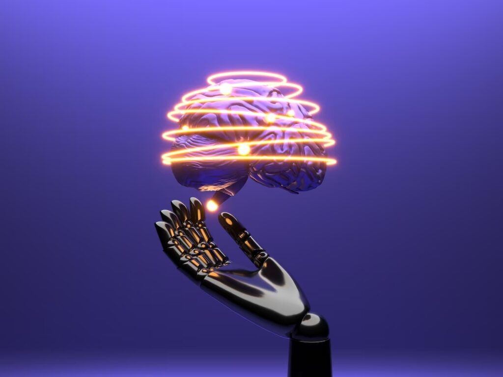 ai cloud concept with robot arm 23 2149739748 1